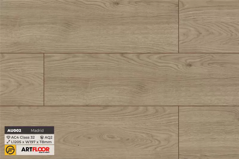 Sàn gỗ công nghiệp ARTFLOOR - 8 mm