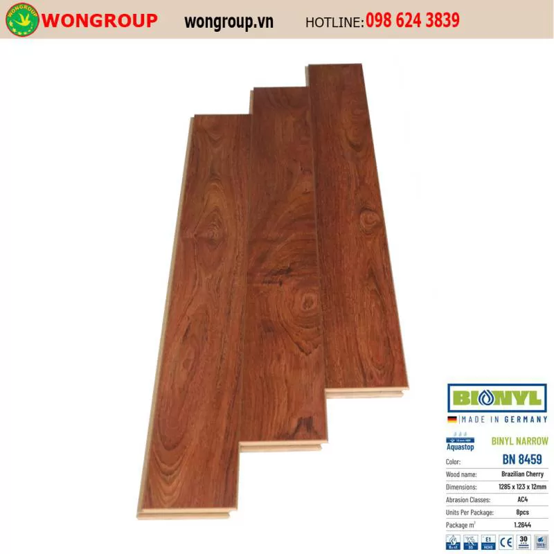 SÀN GỖ BINYL 12MM BN-8459