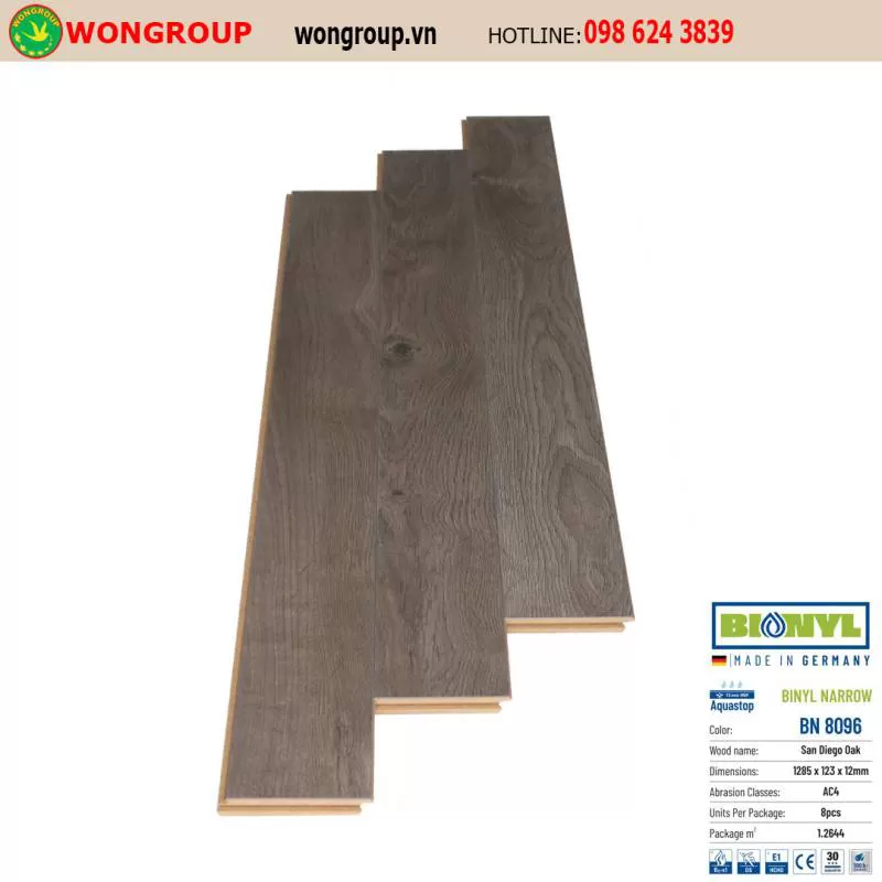 SÀN GỖ BINYL 12MM BN-8096