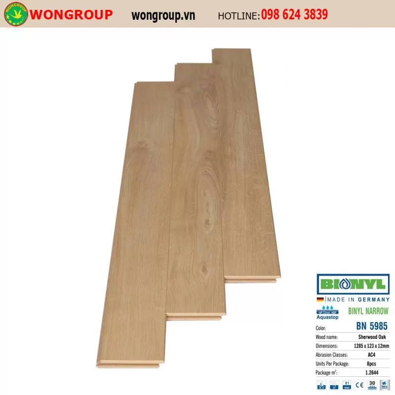 SÀN GỖ BINYL 12MM BN-5985
