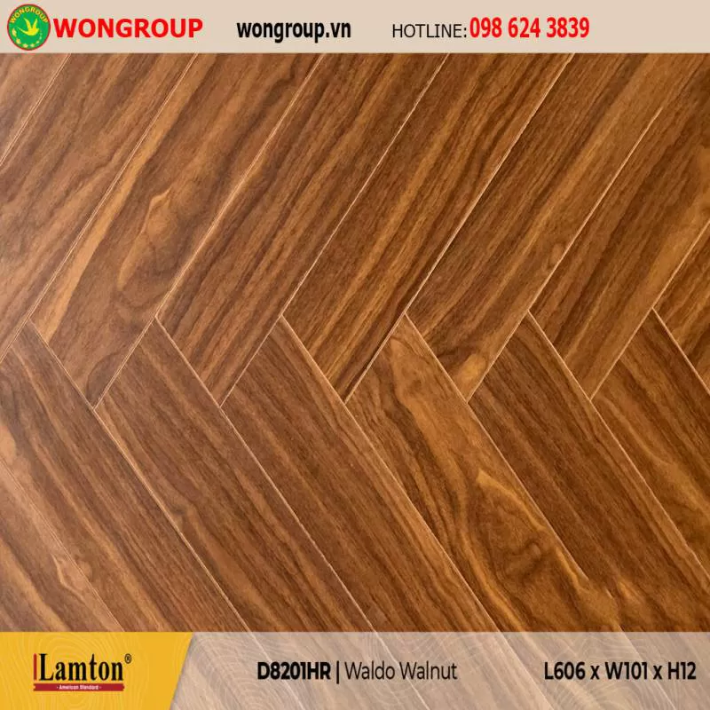 Sàn Gỗ Lamton Lắp Xương Cá D8201HR