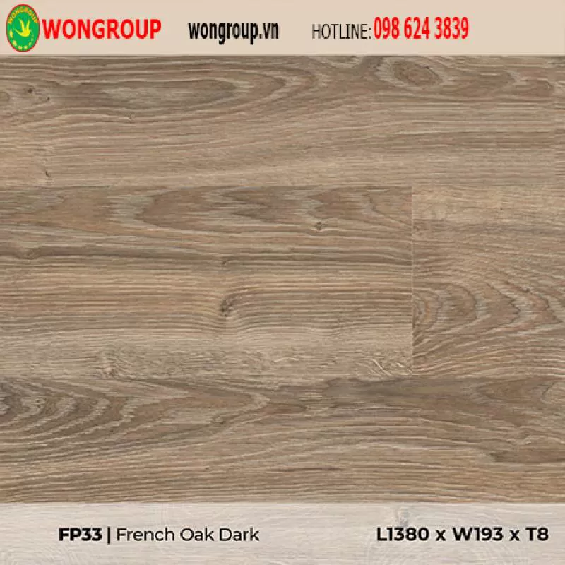 Sàn Gỗ Floorpan FP33 8mm Red