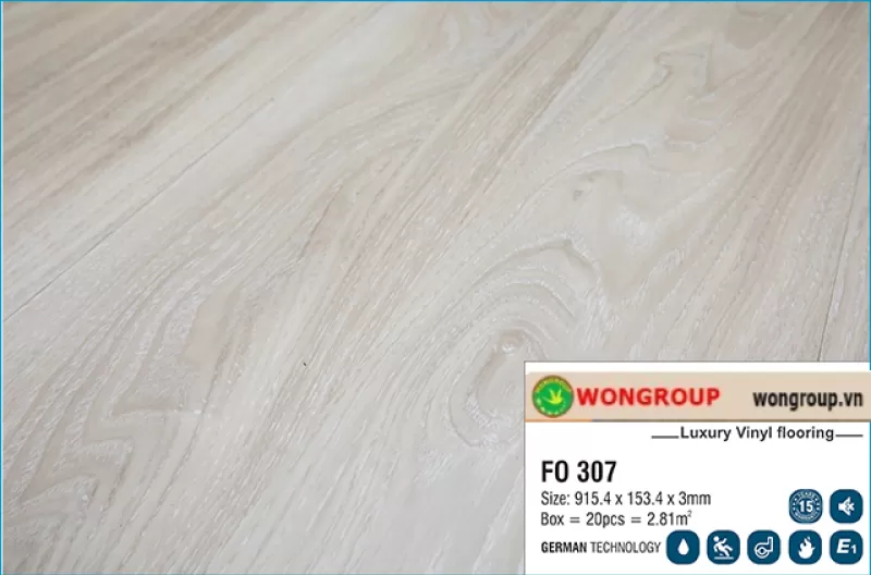 Sàn nhựa LVT Galamax 3mm - FO307
