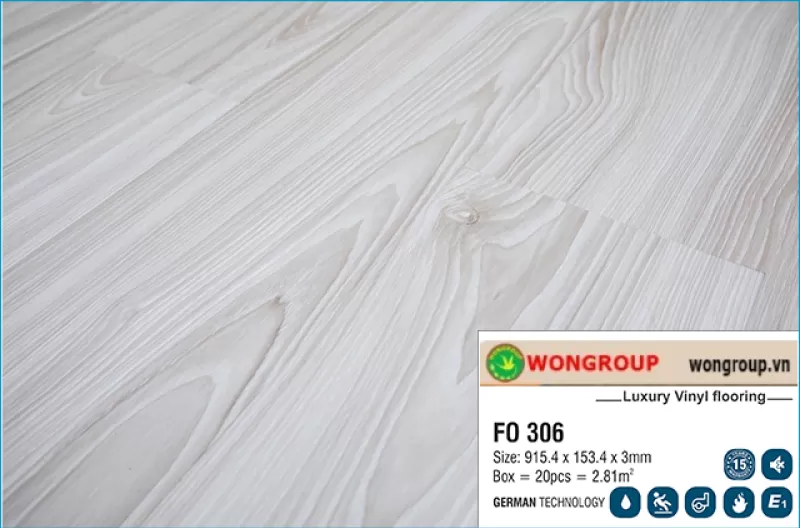 Sàn nhựa LVT Galamax 3mm - FO306