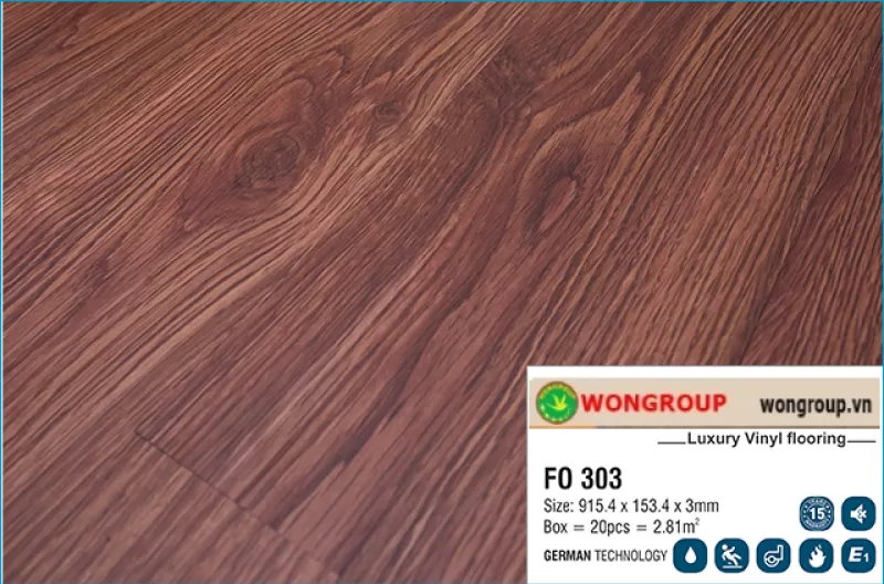 Sàn nhựa LVT Galamax 3mm - FO303
