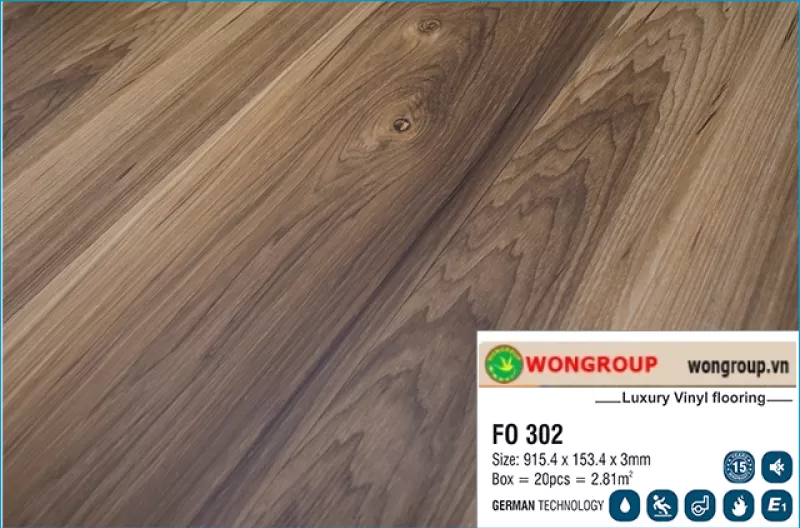 Sàn nhựa LVT Galamax 3mm - FO302