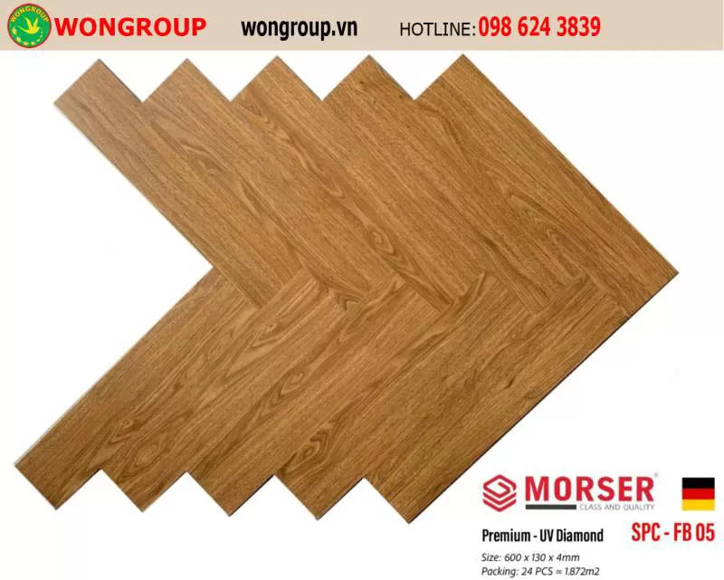 Sàn Nhựa Xương Cá Morser FB05