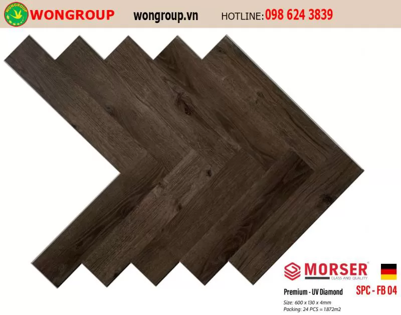 Sàn Nhựa Xương Cá Morser FB04