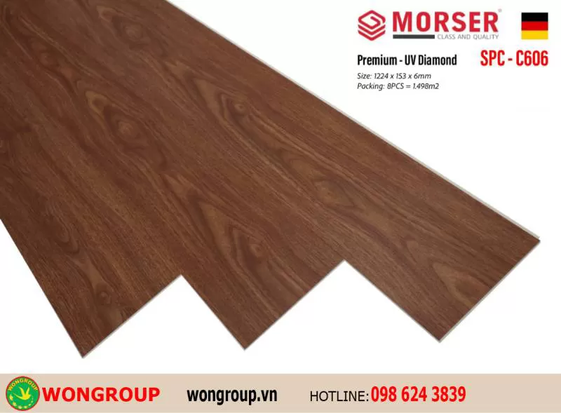 Sàn Nhựa Morser SPC C606 6mm