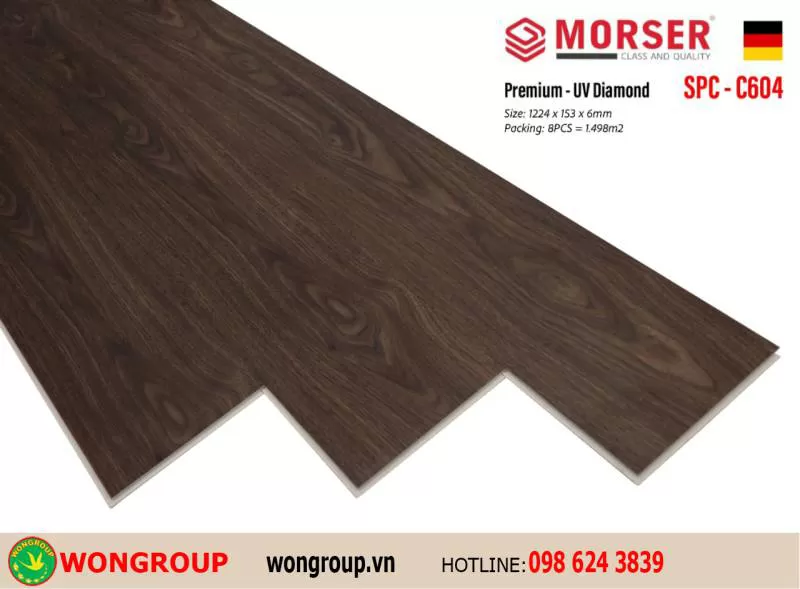Sàn Nhựa Morser SPC C604 6mm