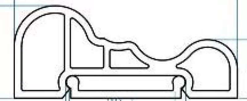 Phào chỉ lưng tường 6 phân