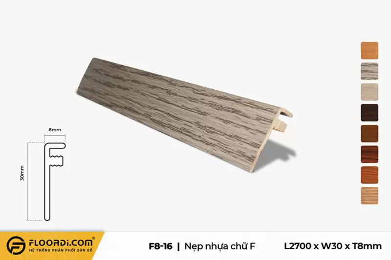 Nẹp nhựa F