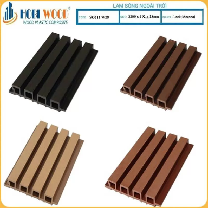 Gỗ nhựa ngoài trời SO 218W28