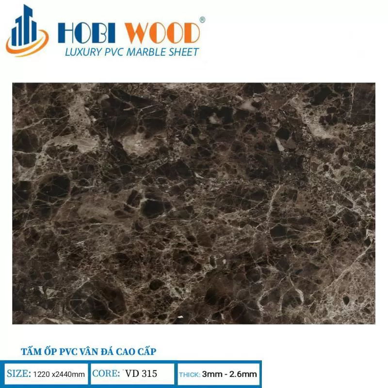 Tấm Ốp PVC Vân Đá 3mm - VD 315