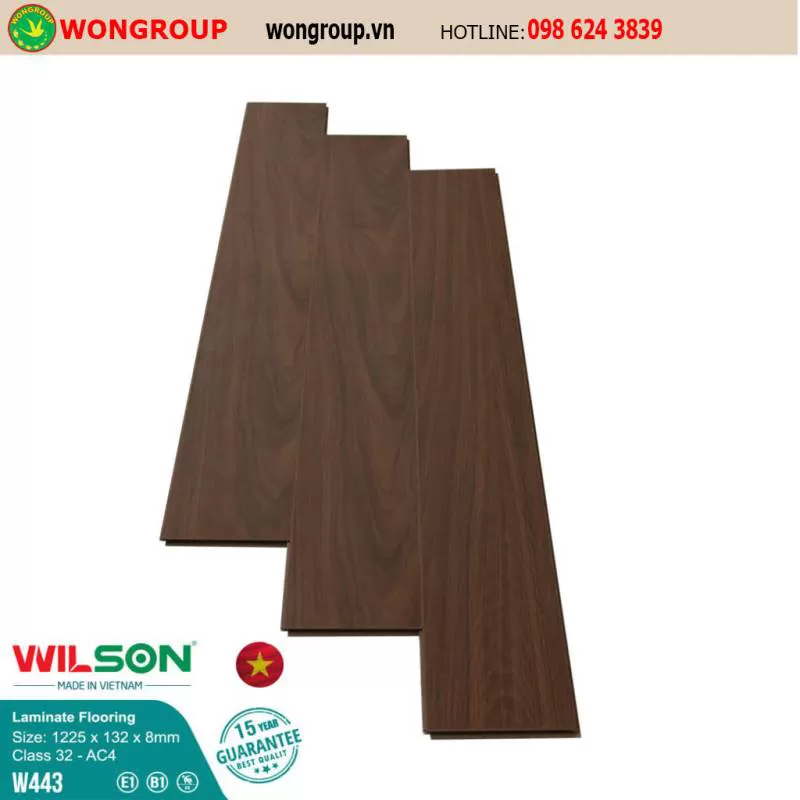 Sàn Gỗ Wilson 8mm W443
