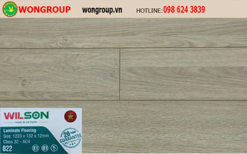 Sàn gỗ Wilson WS 822