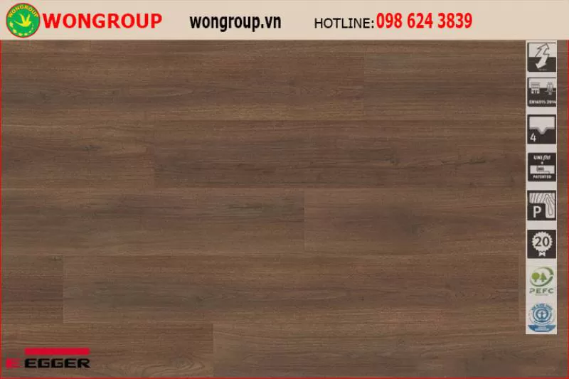 SÀN GỖ EGGER PRO 8mm - EPL175