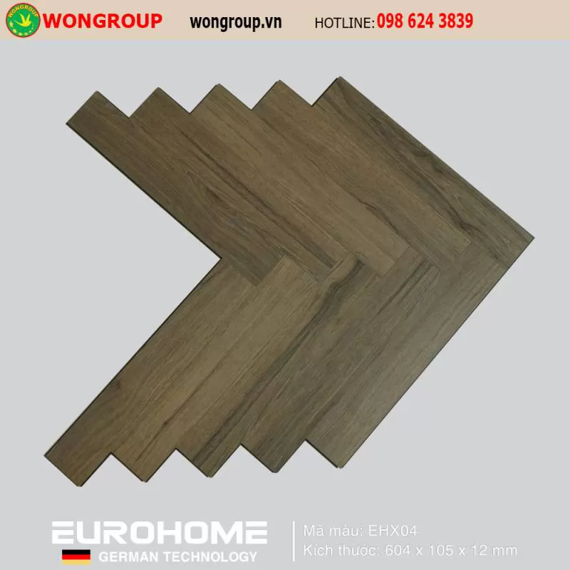 Sàn gỗ xương cá Eurohome EHX04