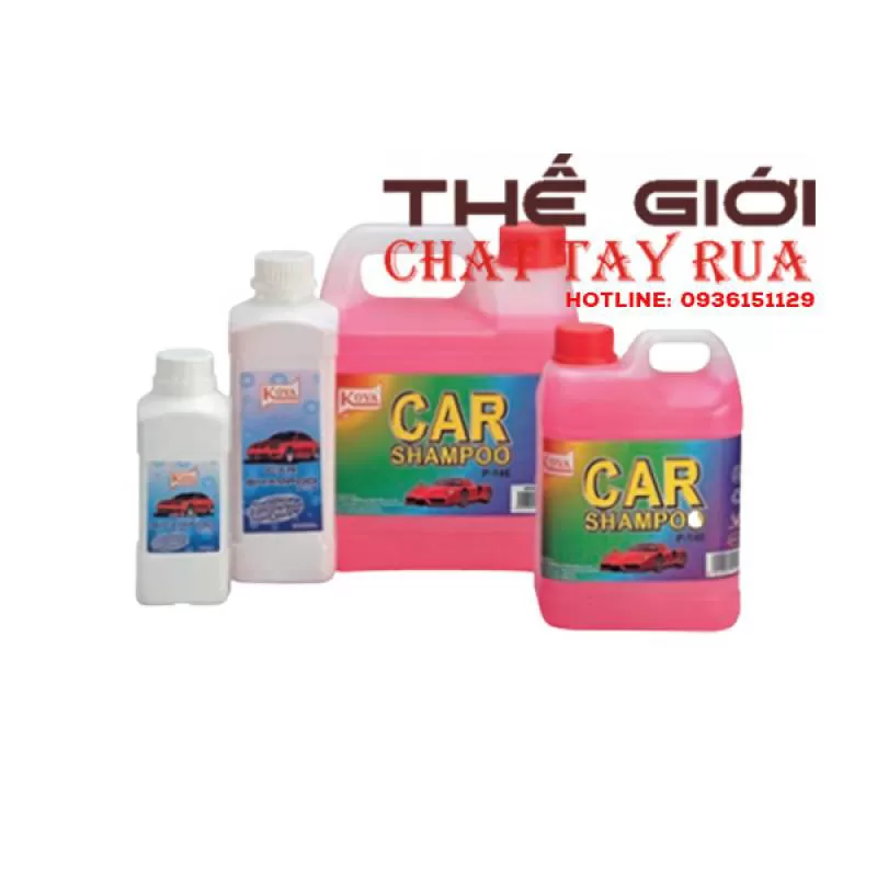 Nước rửa xe dùng để vệ sinh thân xe Car Shampoo