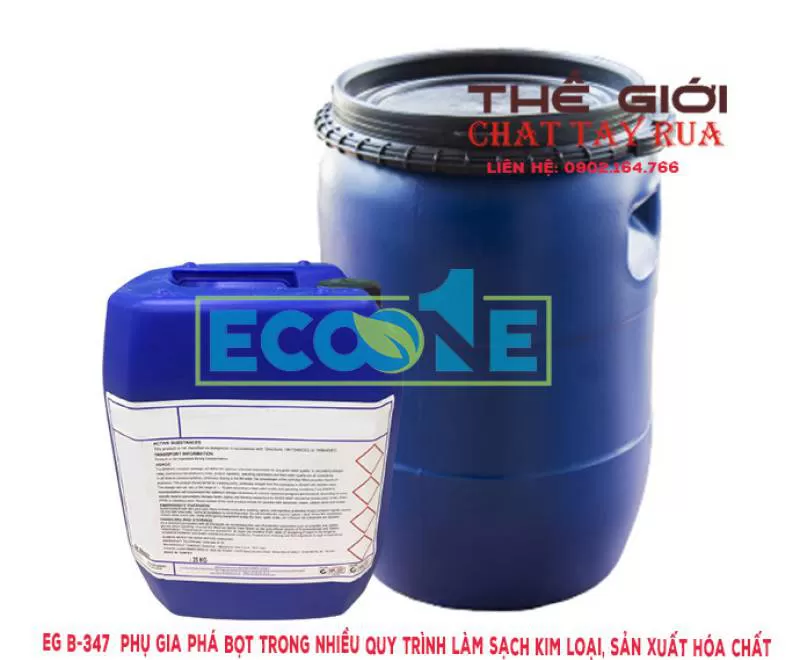 EG B-347 PHỤ GIA PHÁ BỌT TRONG NHIỀU QUY TRÌNH LÀM SẠCH KIM LOẠI, SẢN XUẤT HÓA CHẤT 