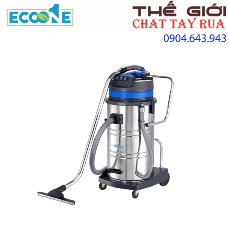 ECO-X-3/80 MÁY HÚT BỤI CN KHÔ VÀ ƯỚT (THÙNG INOX)