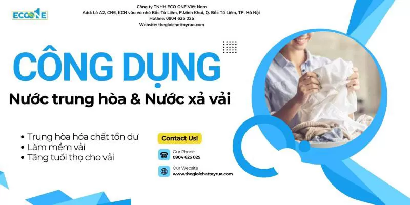 Tại sao nên dùng nước trung hoà và nước xả vải?