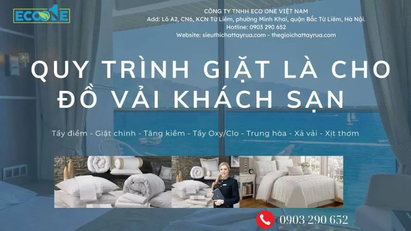 Quy trình giặt là cho đồ vải khách sạn