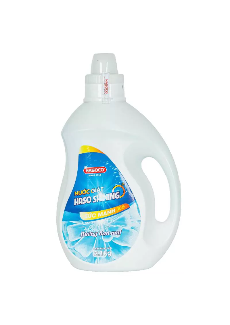 NƯỚC GIẶT HASO SHINING 2.1KG HƯƠNG BAN MAI