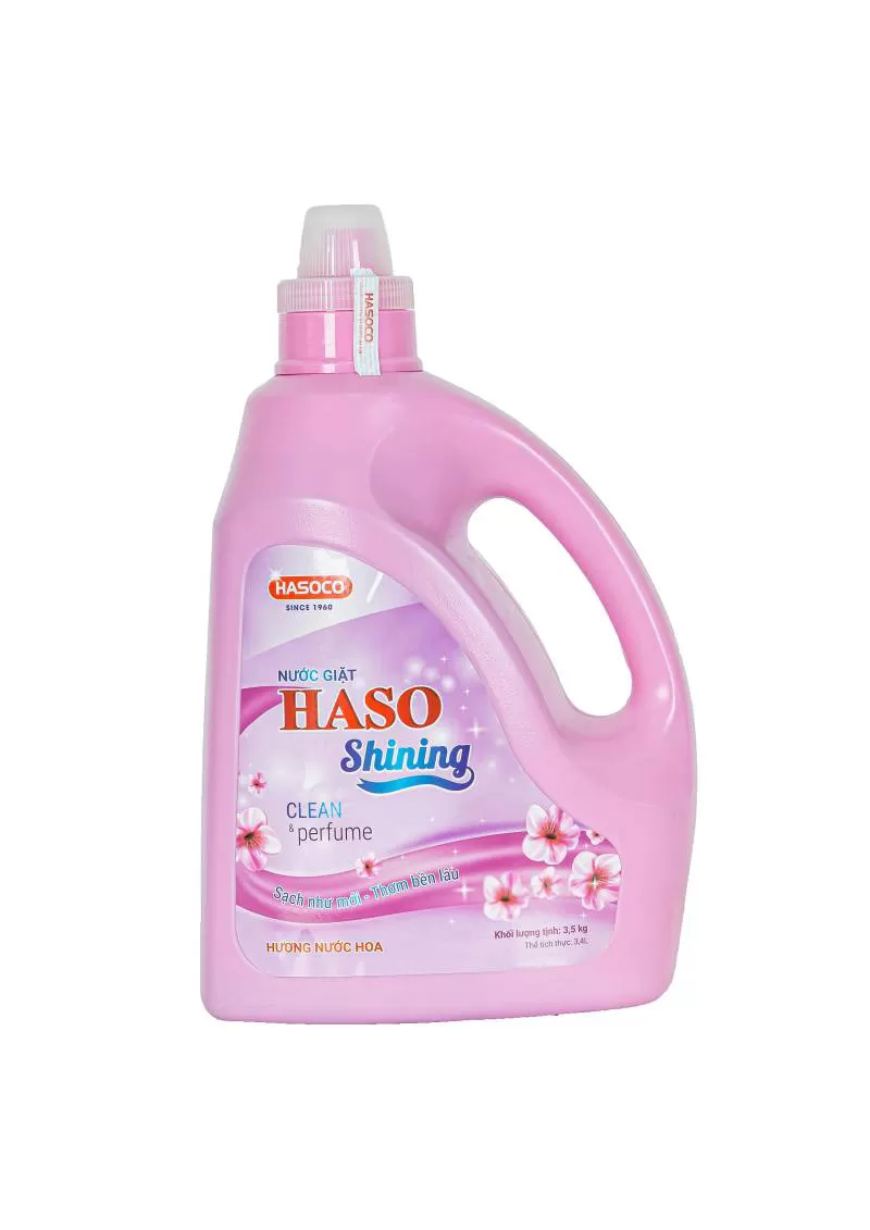 NƯỚC GIẶT HASO SHINING 3.5KG HƯƠNG NƯỚC HOA