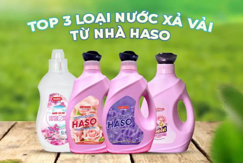 TOP 3 LOẠI NƯỚC XẢ VẢI THƠM VÀ GIỮ MÙI LÂU TỪ CÔNG TY CP XÀ PHÒNG HÀ NỘI
