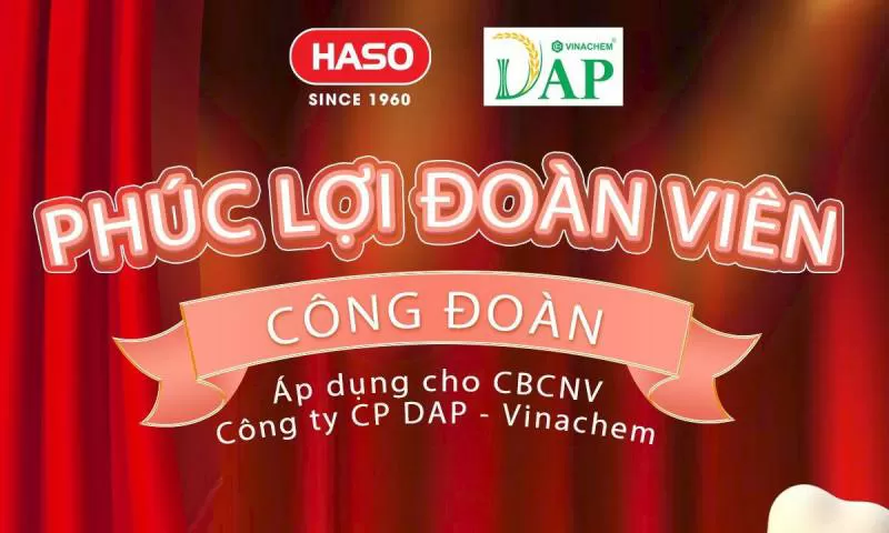 Haso mở gian hàng Phúc lợi đoàn viên công đoàn và người lao động Công ty CP DAP - Vinachem