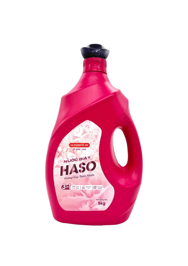 NƯỚC GIẶT HASO HƯƠNG HOA THIÊN NHIÊN - 5KG