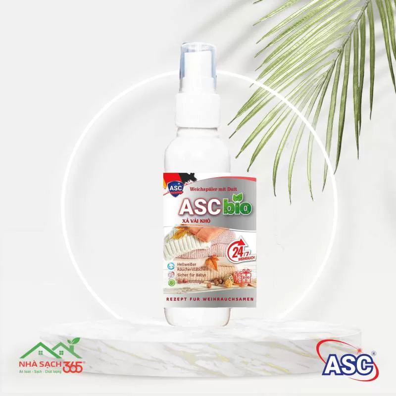 Xả Vải Khô ASC Trắng 100ml