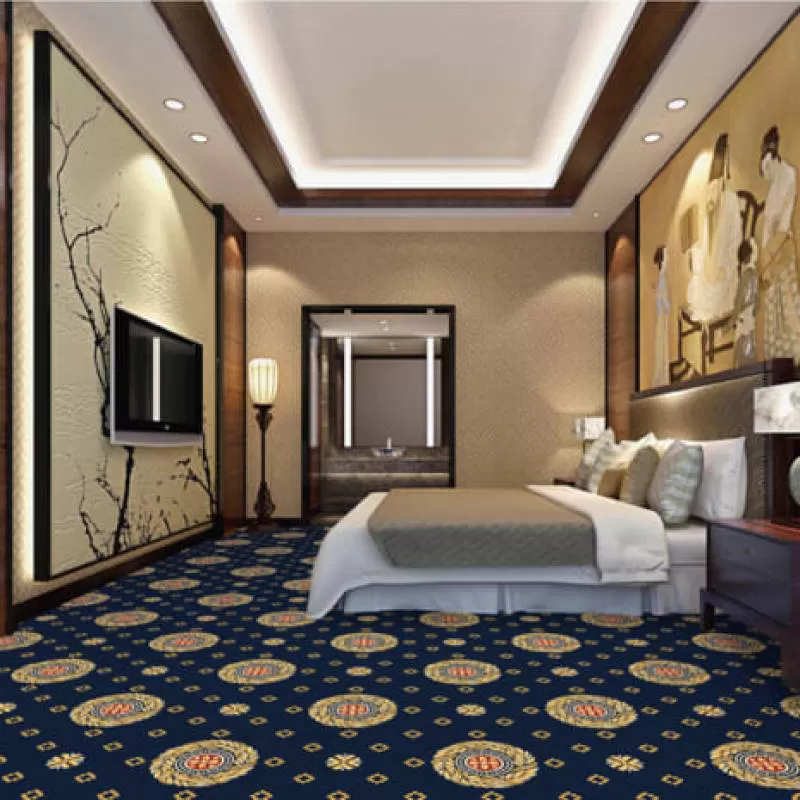 Thảm khách sạn DS80-6-Blue-80X80