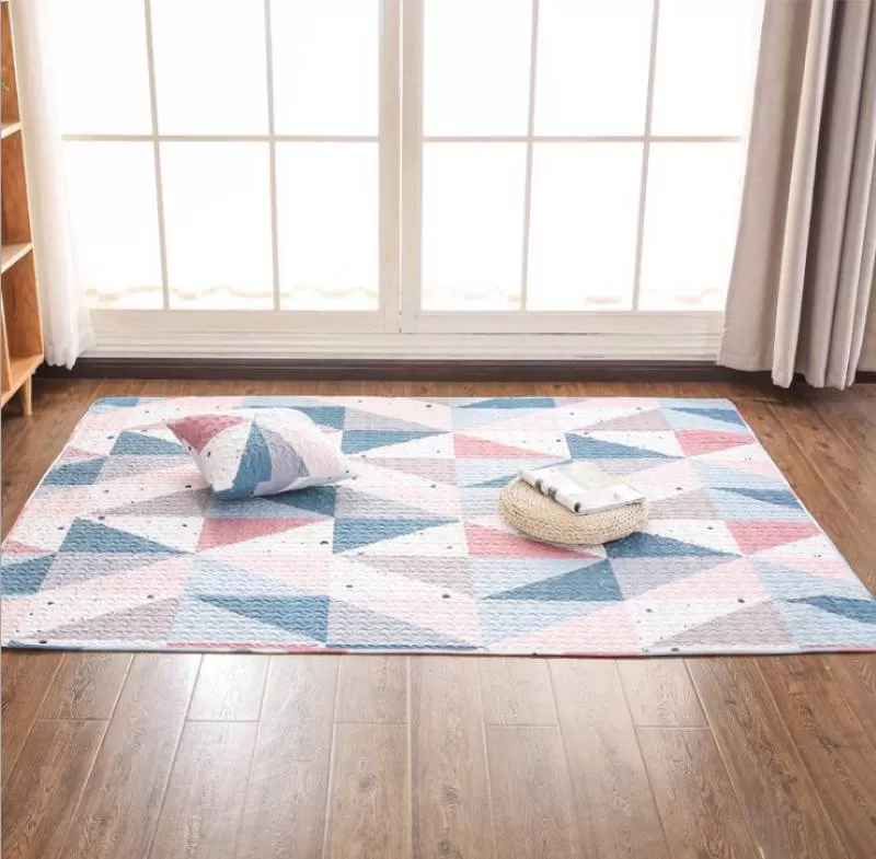 Thảm Lót Sàn Cotton Kèm Gối Tựa Phong Cách Nhật Bản PA9143 