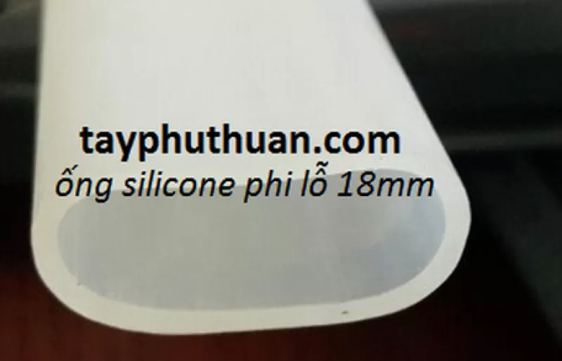 Ống silicon thực phẩm 18mm x phi 21mm
