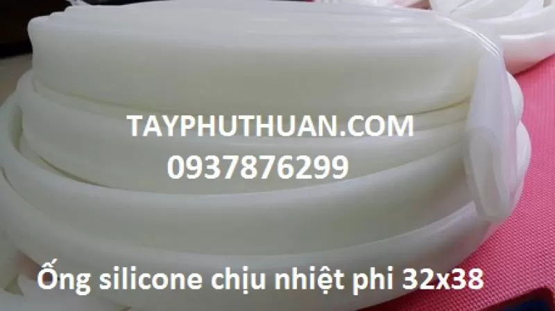 Ống silicon trắng sữa phi 27x31mm