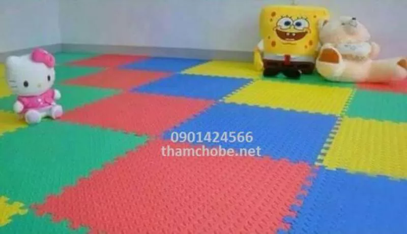 Thảm xốp lót sàn trường mầm non đàn hồi