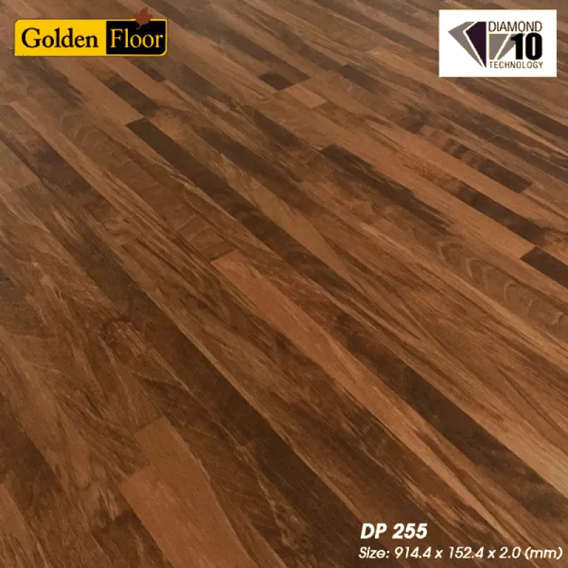 Sàn nhựa vân gỗ trải keo 2mm mã DP255