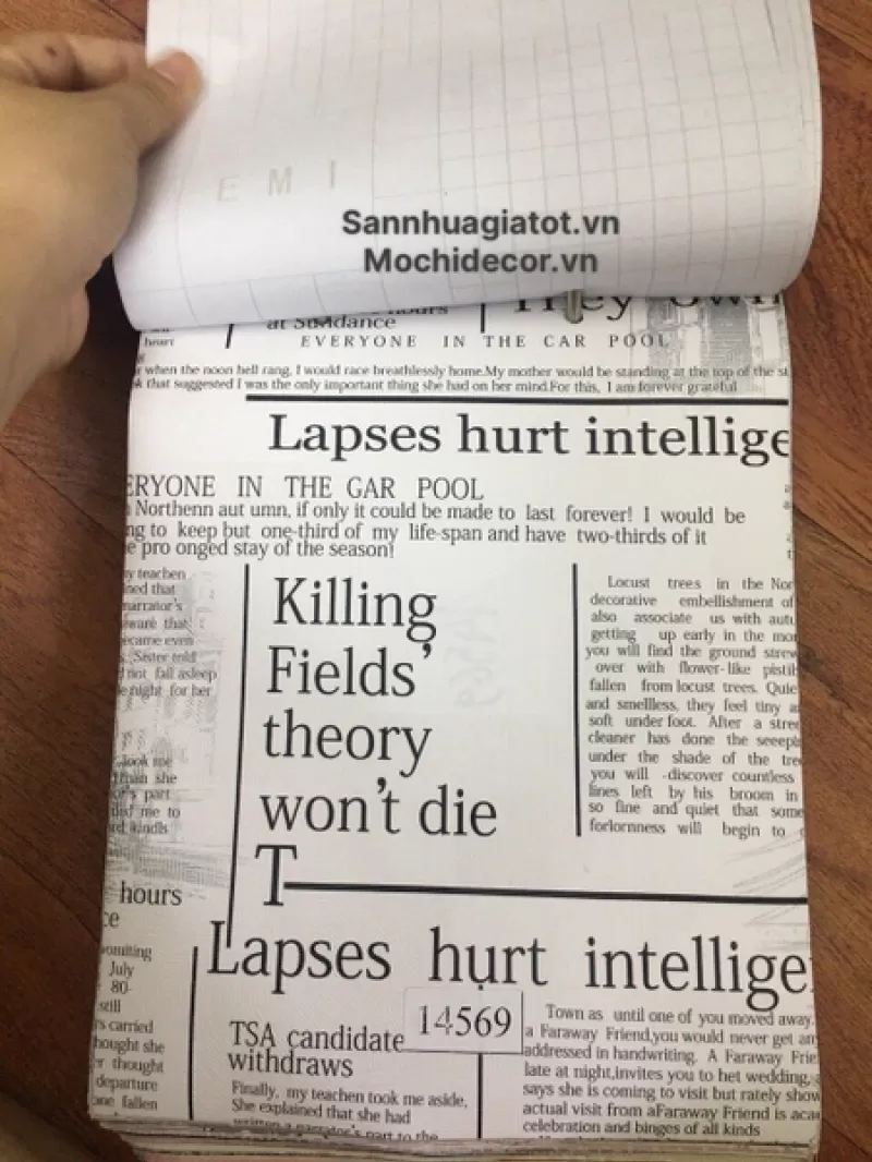 Giấy dán tường TQ phổ thông mã 14569