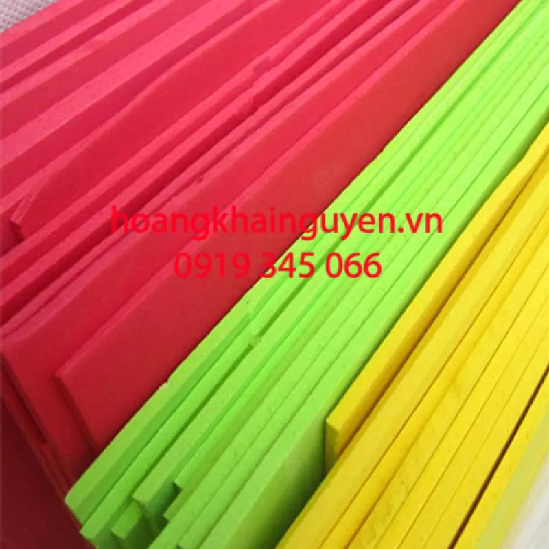 Mút eva xốp màu đỏ 20mm | Mút xốp màu trắng 21ly