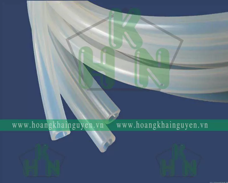 Ống silicon trắng phi 9 | Ong cao su silicon chiu nhiet phi 9