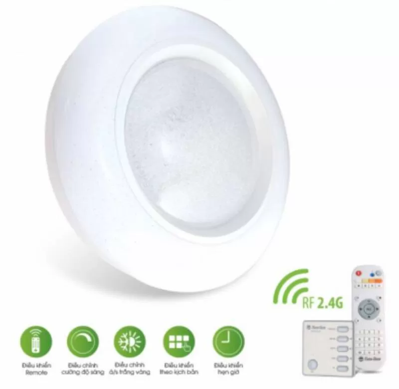 LED Ốp trần 500/40WDIM+CCT+RF 