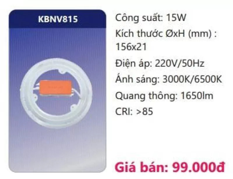 Bóng LED vòng KBNV815