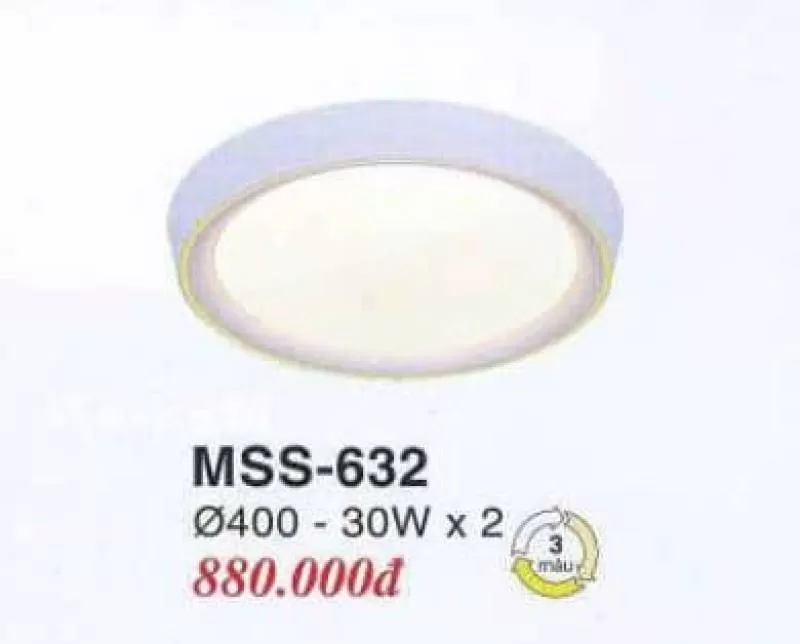 Đèn mâm áp trần MSS-632