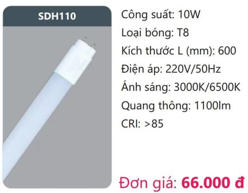Bóng LED tuýp T8 SDH110