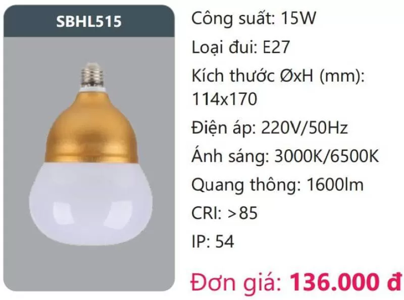 Bóng LED SBHL515