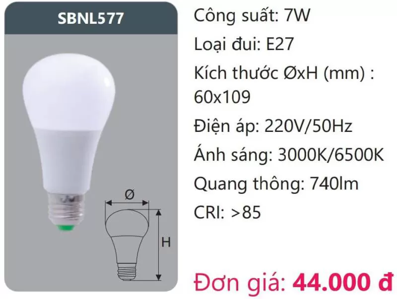 Bóng LED SBNL577 