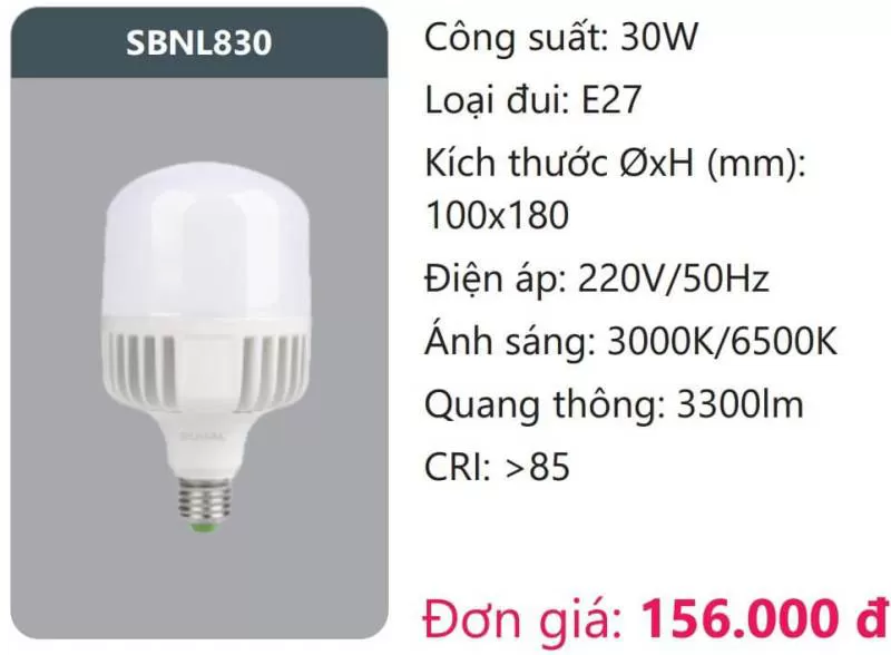Bóng LED SBNL830