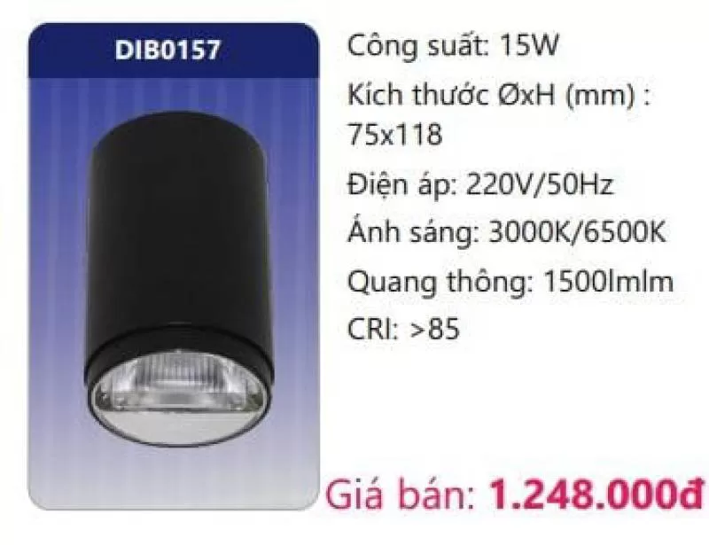 Đèn LED gắn nổi chiếu sâu trang trí DIB0157